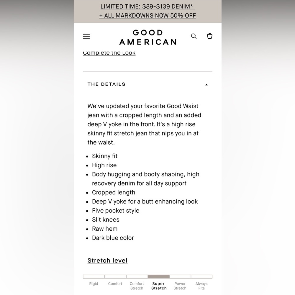 Good American Good Waist Jeans